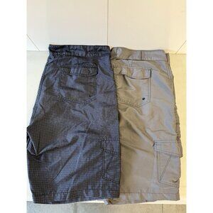 Iron Co. Stretch Hybrid Quick Dry Men’s Cargo Shorts Size 40  2 Pair